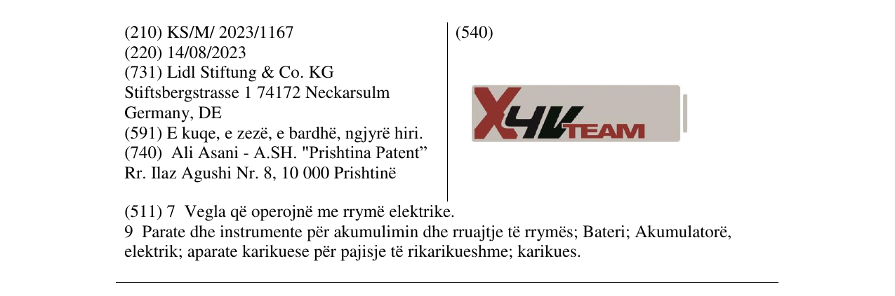 Zëri i markës X4VTEAM në buletin