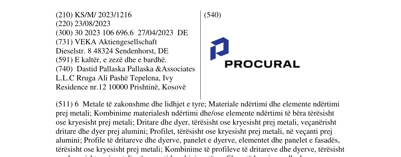 Zëri i markës procural në buletin