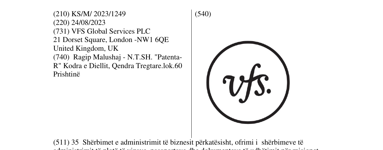 Zëri i markës vfs në buletin