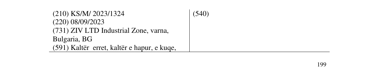 Zëri i markës varna në buletin