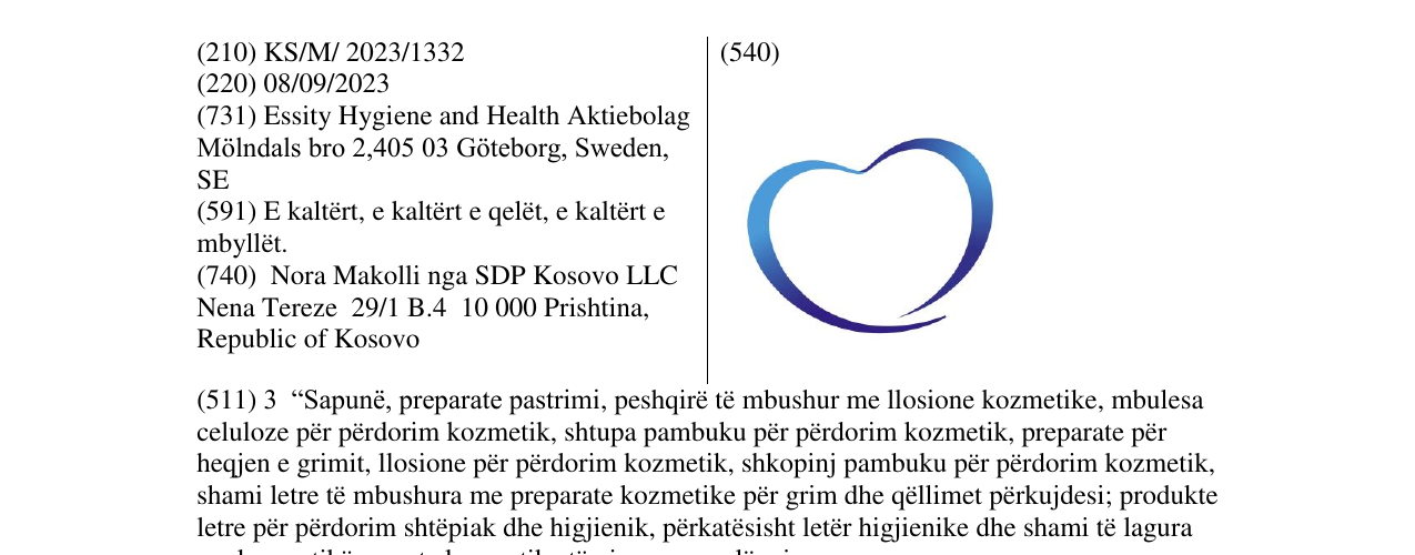 Zëri i markës heart në buletin