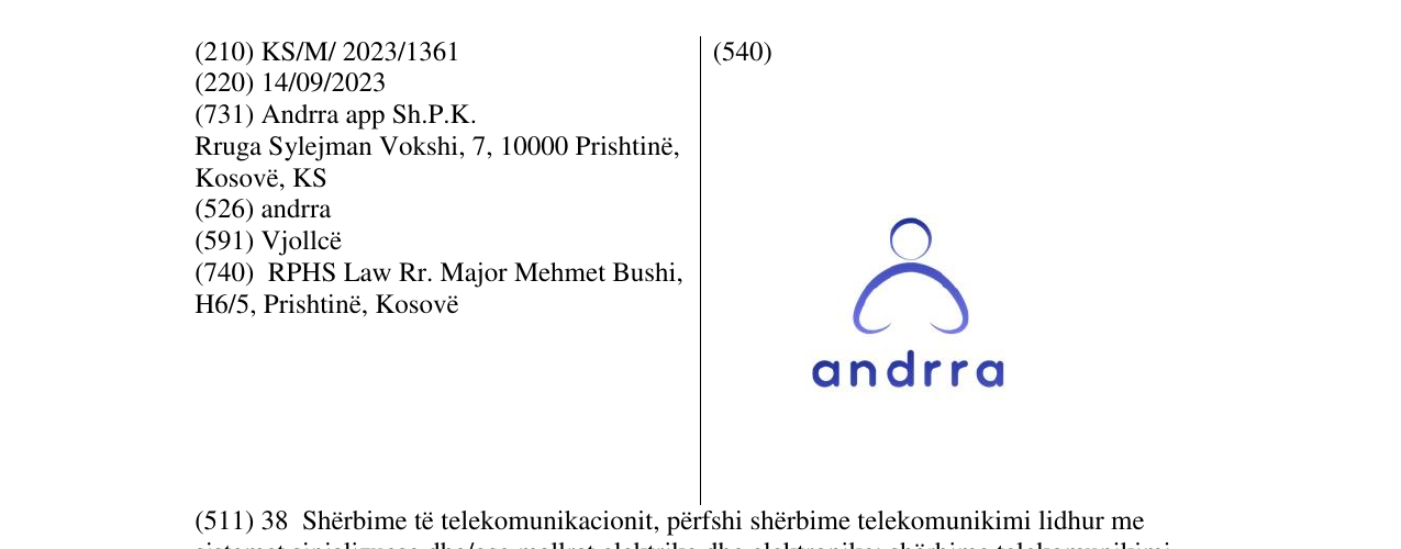 Zëri i markës andrra në buletin