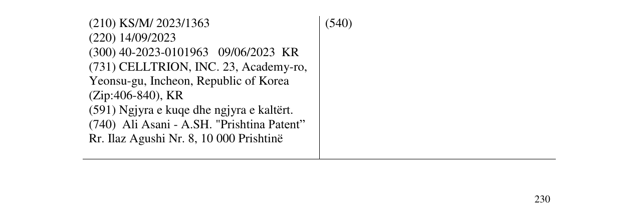 Zëri i markës KI në buletin
