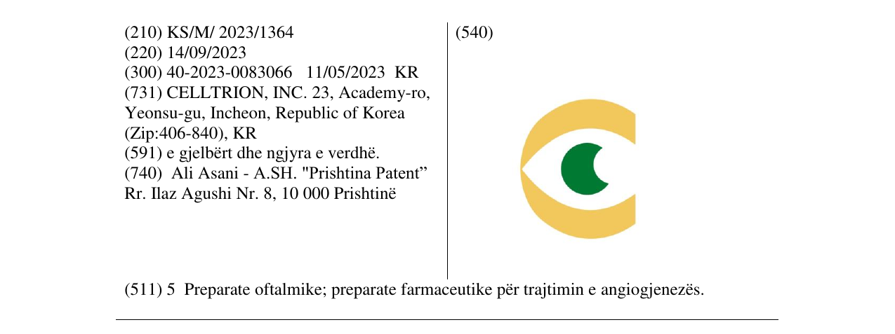 Zëri i markës sy në buletin