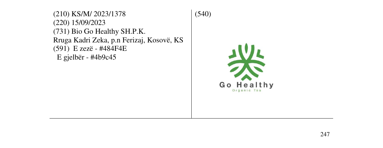Zëri i markës GO HEALTHY në buletin