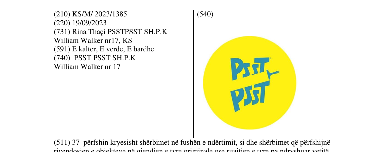 Zëri i markës psst psst në buletin