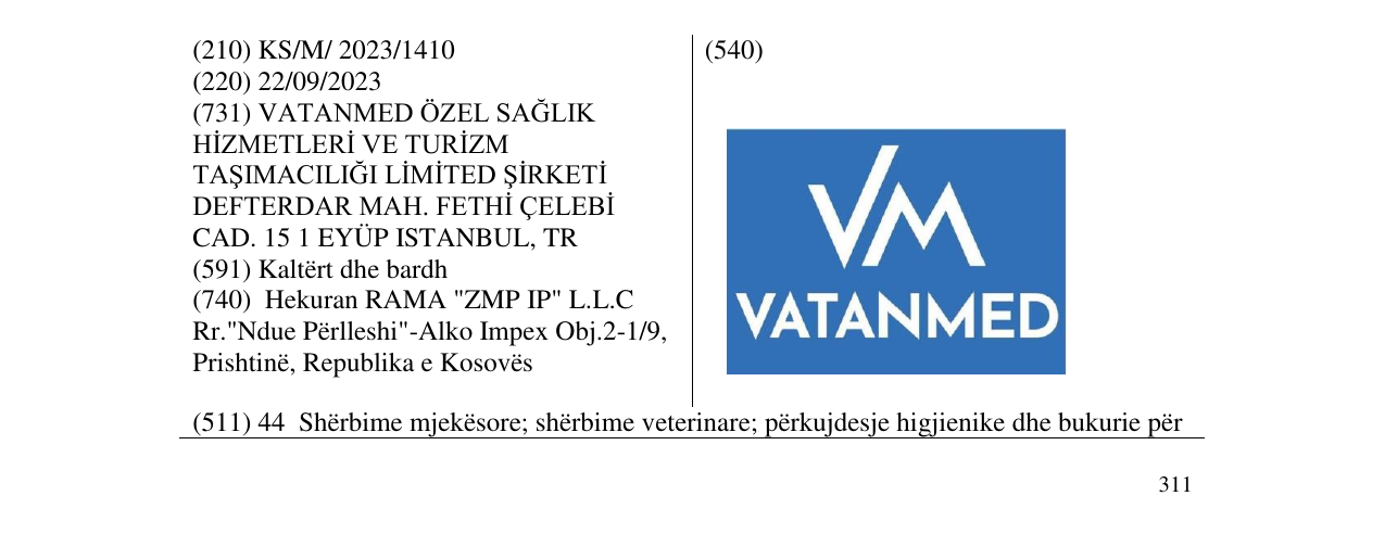 Zëri i markës VATANMED në buletin