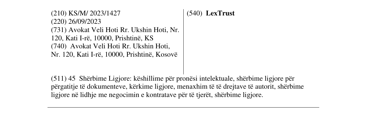 Zëri i markës LexTrust në buletin
