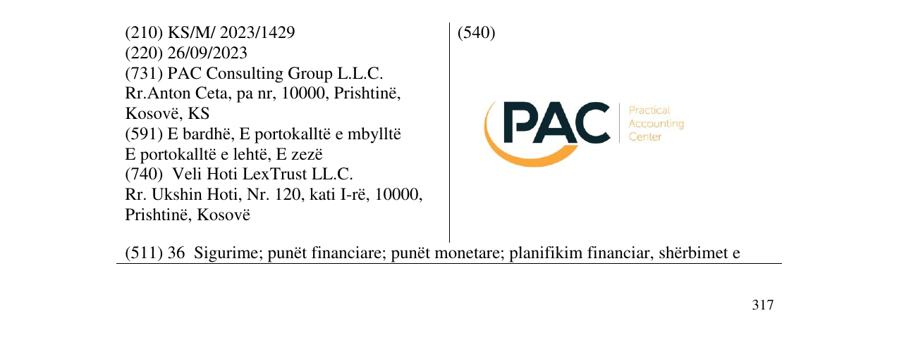 Zëri i markës PAC në buletin