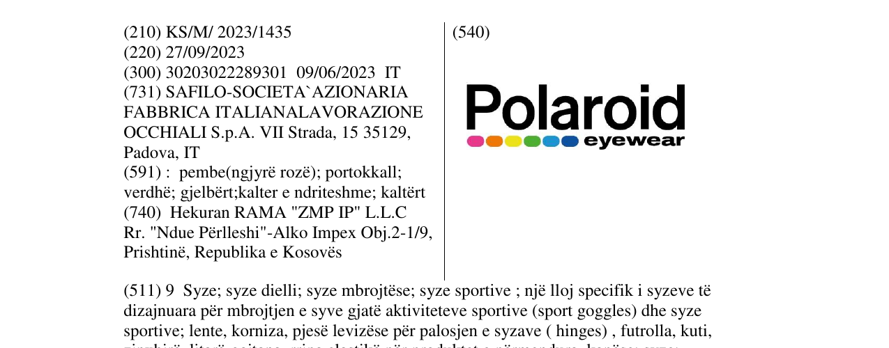 Zëri i markës Polaroid në buletin