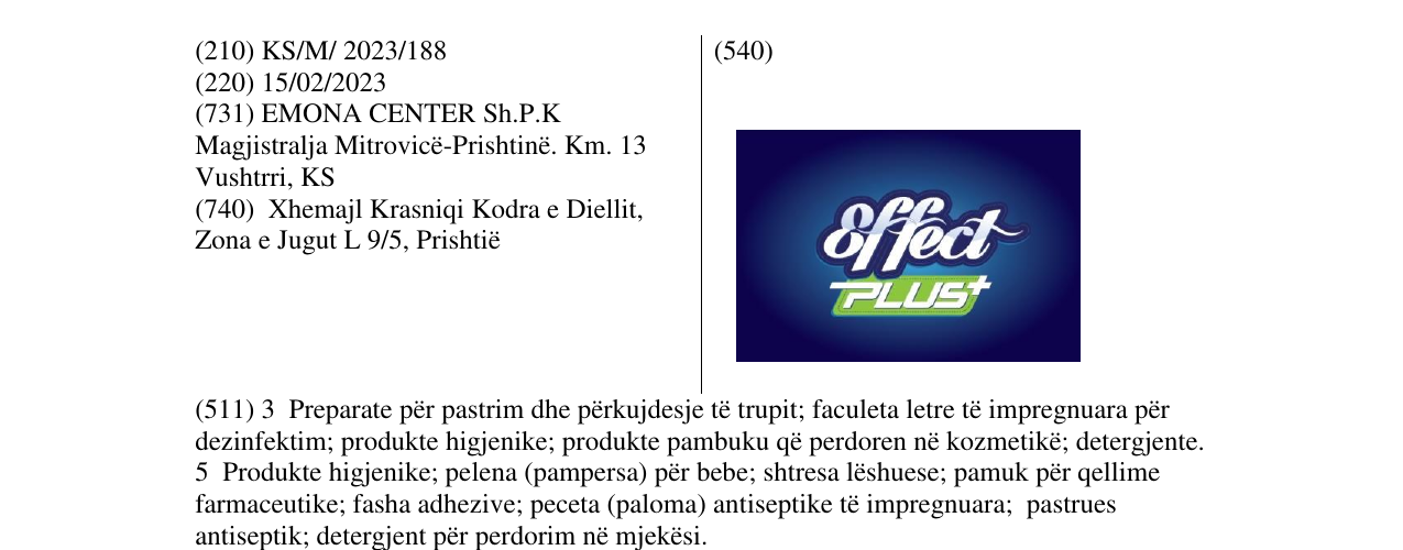 Zëri i markës effect plus në buletin