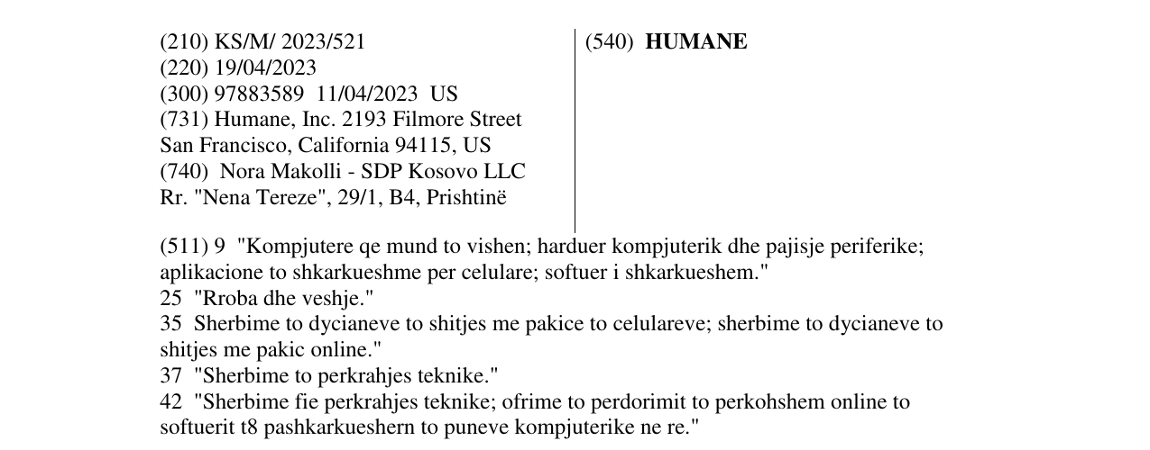 Zëri i markës HUMANE në buletin