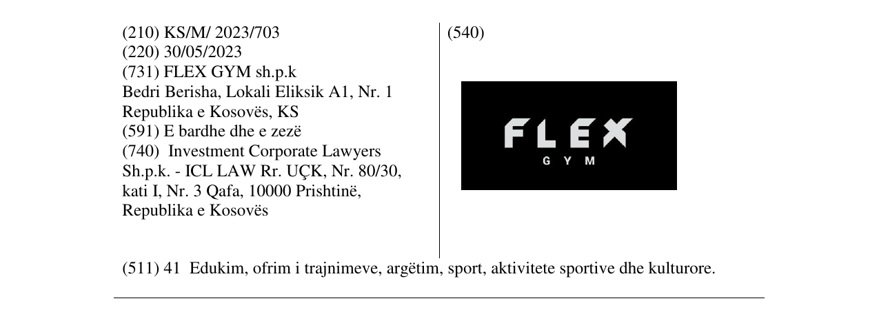 Zëri i markës FLEX në buletin