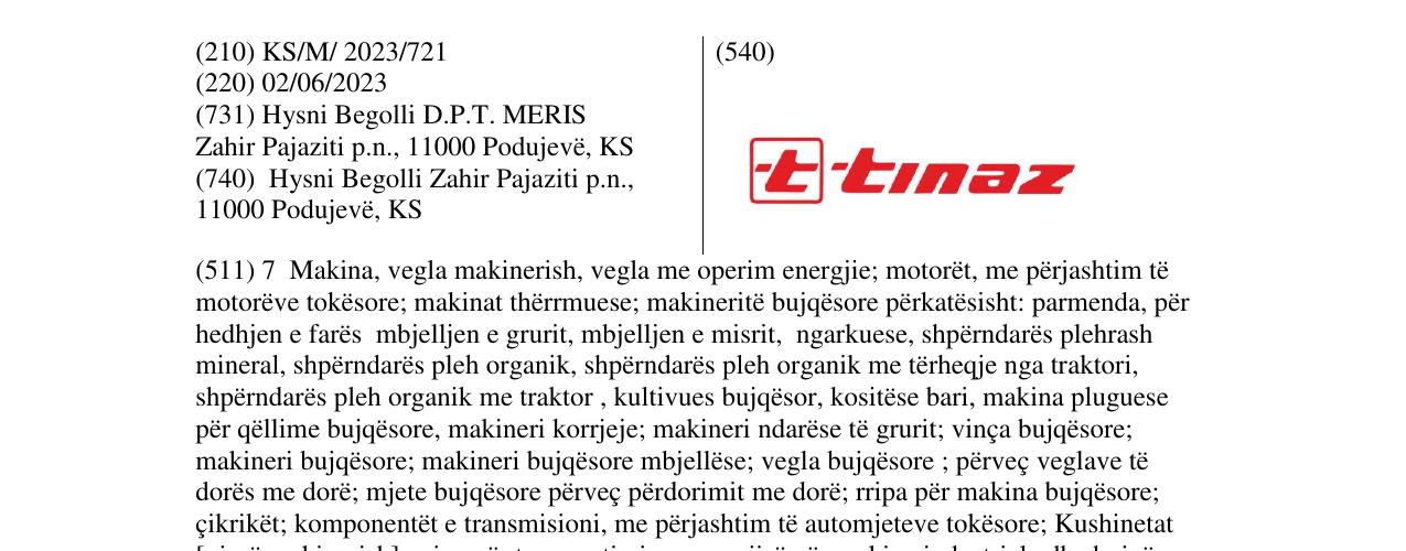Zëri i markës tinaz në buletin