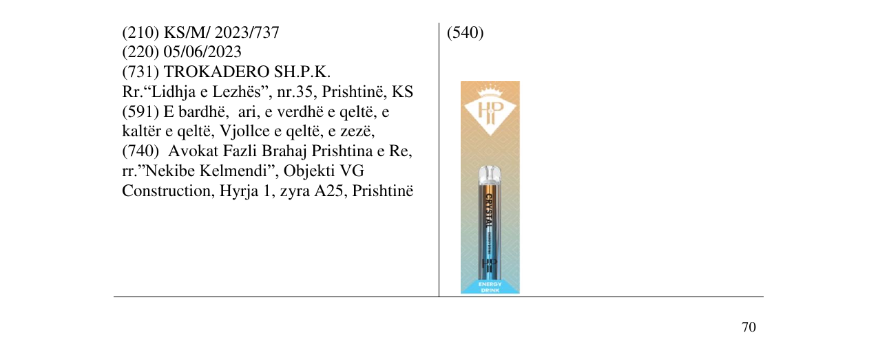 Zëri i markës HP në buletin