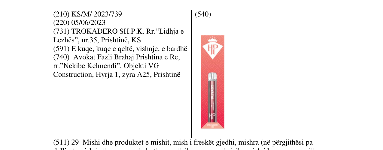 Zëri i markës HP në buletin