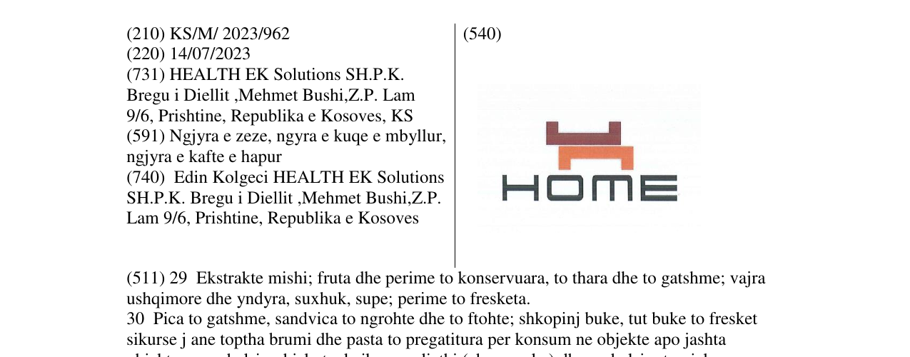 Zëri i markës HOME në buletin