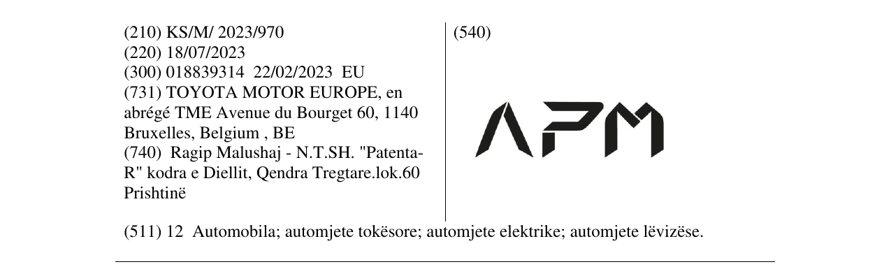 Zëri i markës APM në buletin