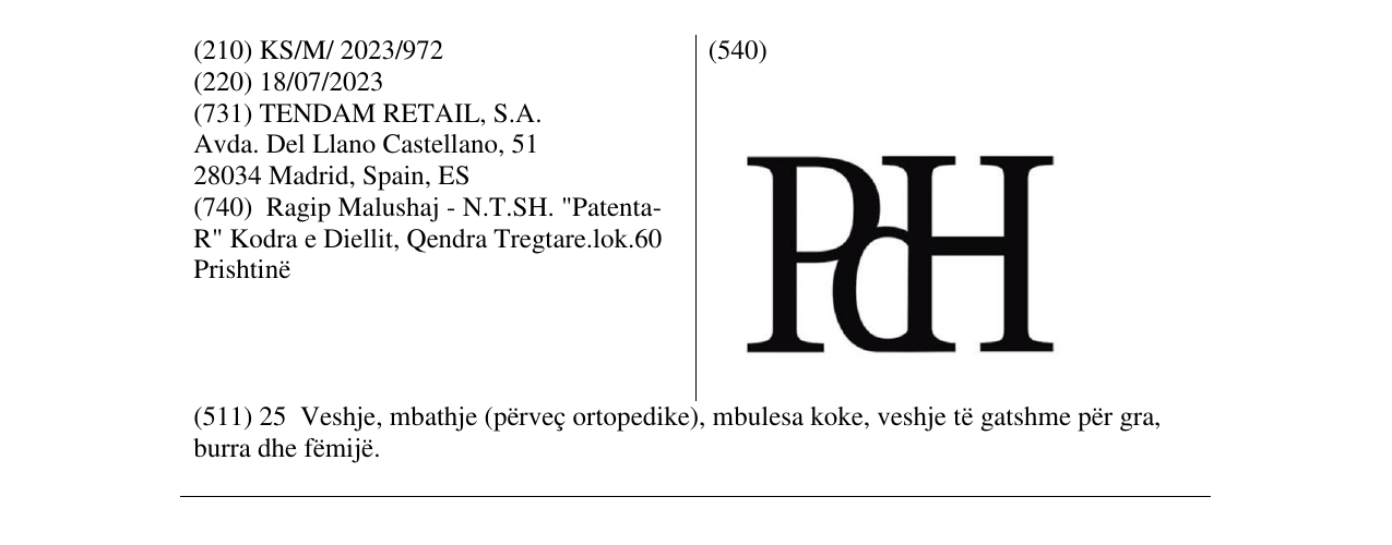 Zëri i markës RDH në buletin