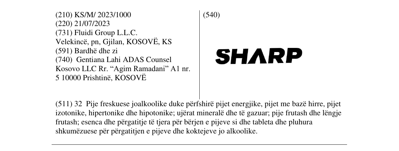 Zëri i markës SHARP në buletin