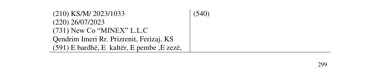 Zëri i markës Mr, MAXI në buletin