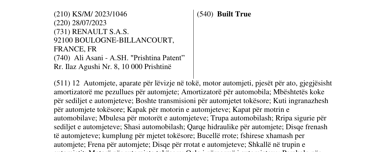 Zëri i markës Built True në buletin