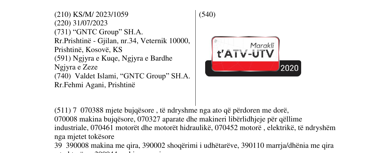Zëri i markës t ATV-UTV në buletin