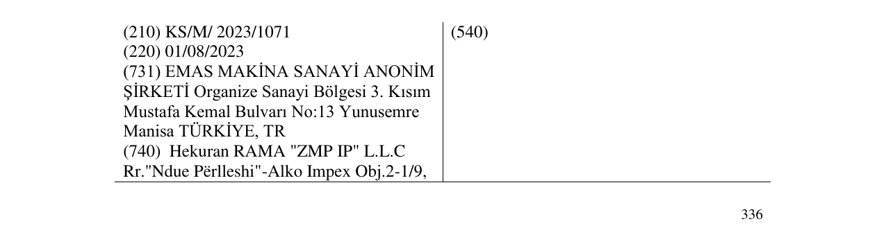 Zëri i markës ARSECUS në buletin