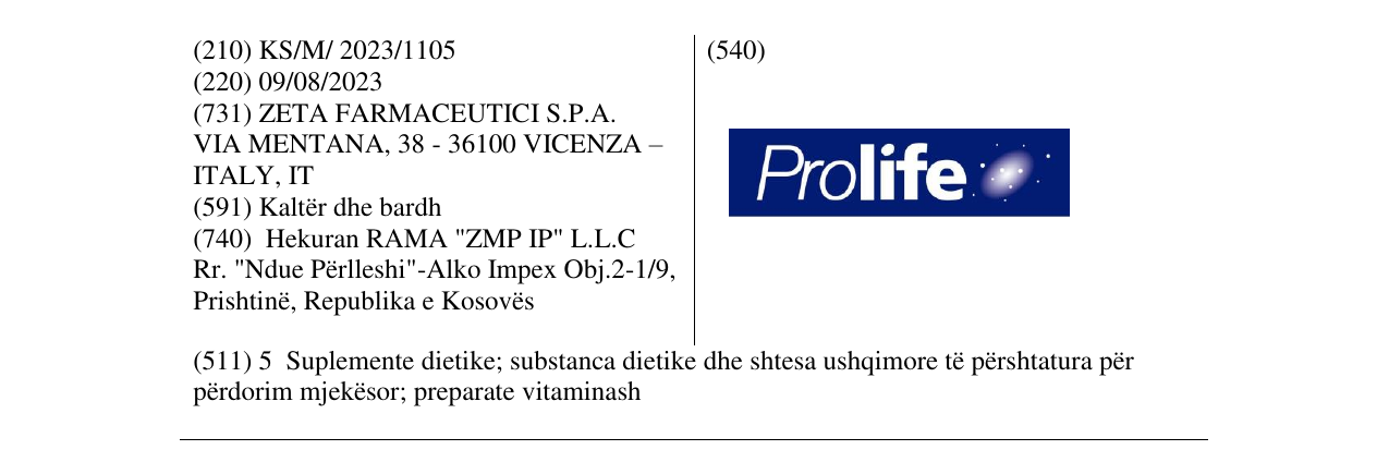 Zëri i markës PROLIFE në buletin