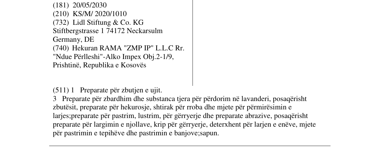Zëri i markës Maxitrat në buletin