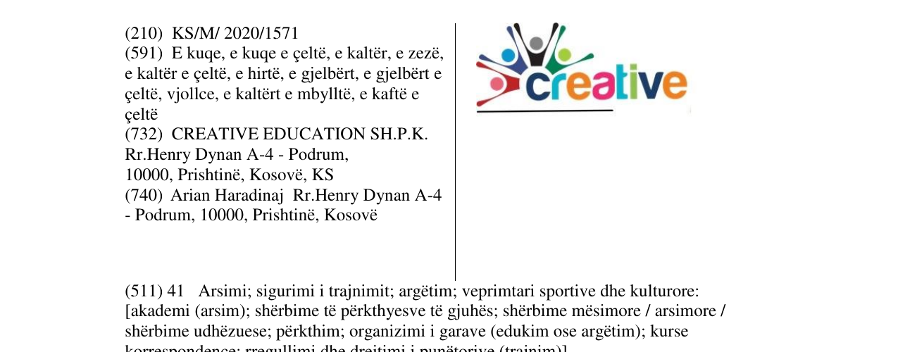 Zëri i markës Creative në buletin