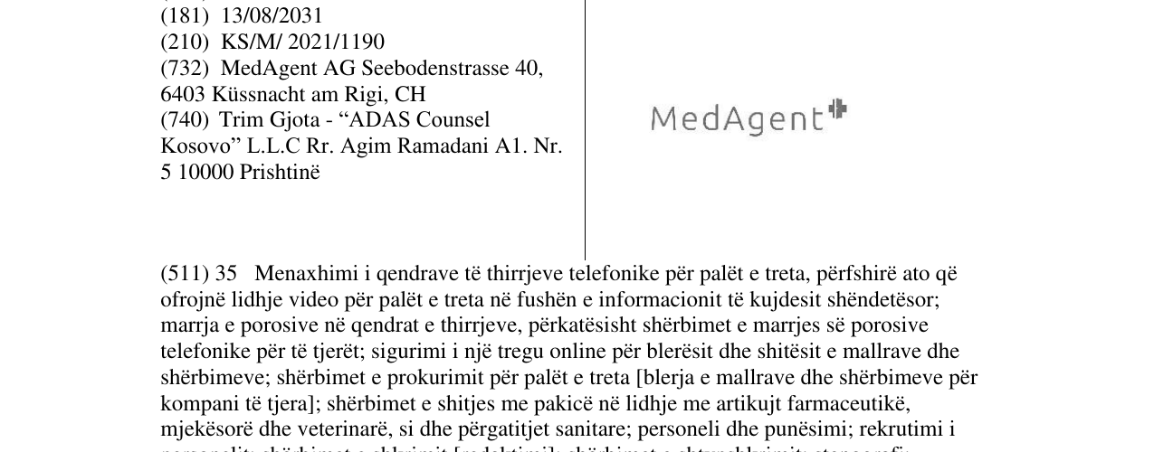 Zëri i markës MedAgent në buletin