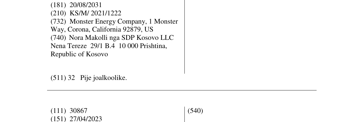 Zëri i markës MONSTER MULE në buletin