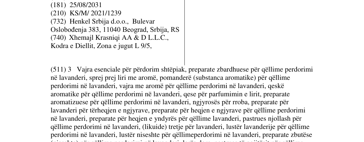 Zëri i markës MERIX në buletin