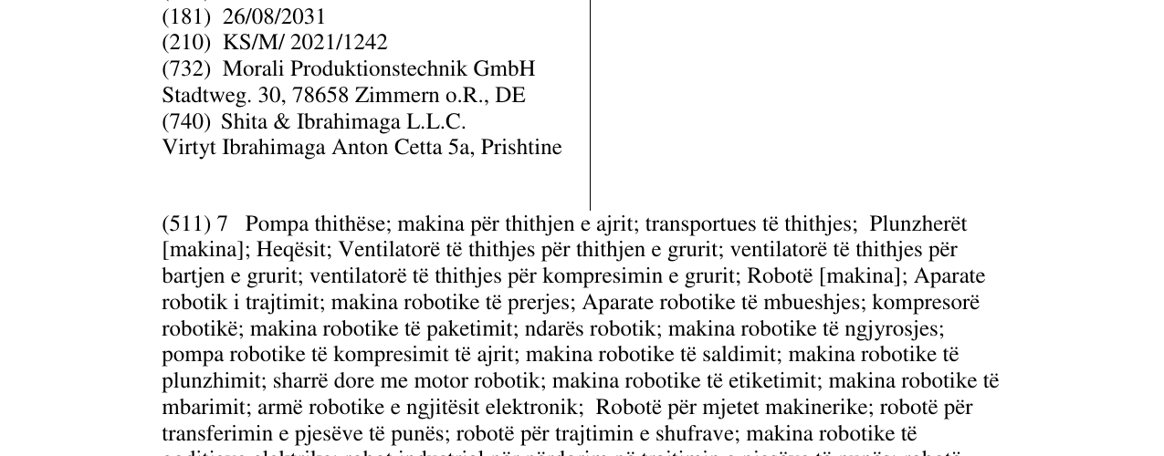 Zëri i markës MORALI në buletin