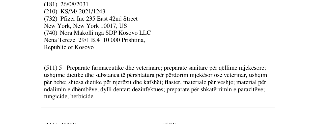 Zëri i markës BESPONSA në buletin