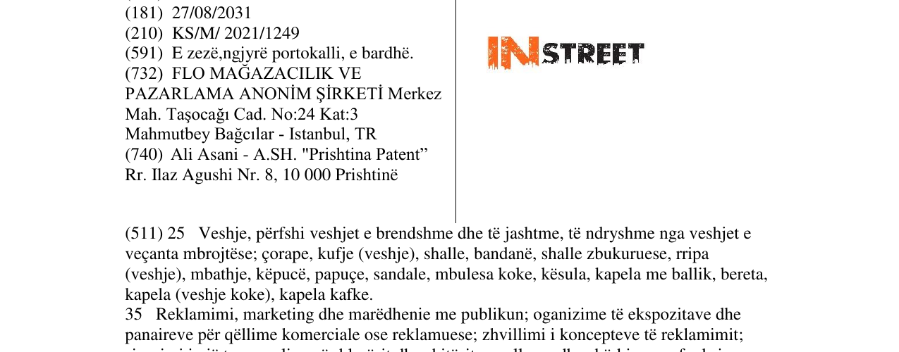 Zëri i markës Markë figurative në buletin