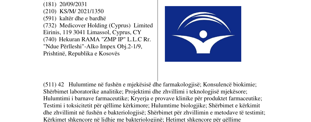 Zëri i markës Markë figurative në buletin