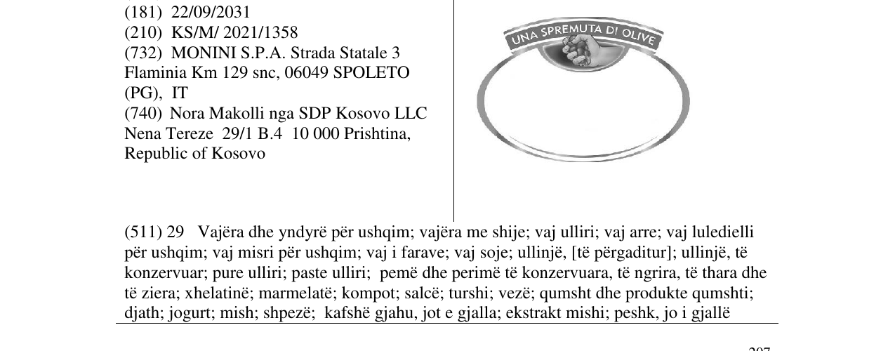 Zëri i markës Markë figurative në buletin
