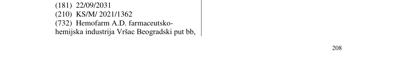Zëri i markës DIATER në buletin