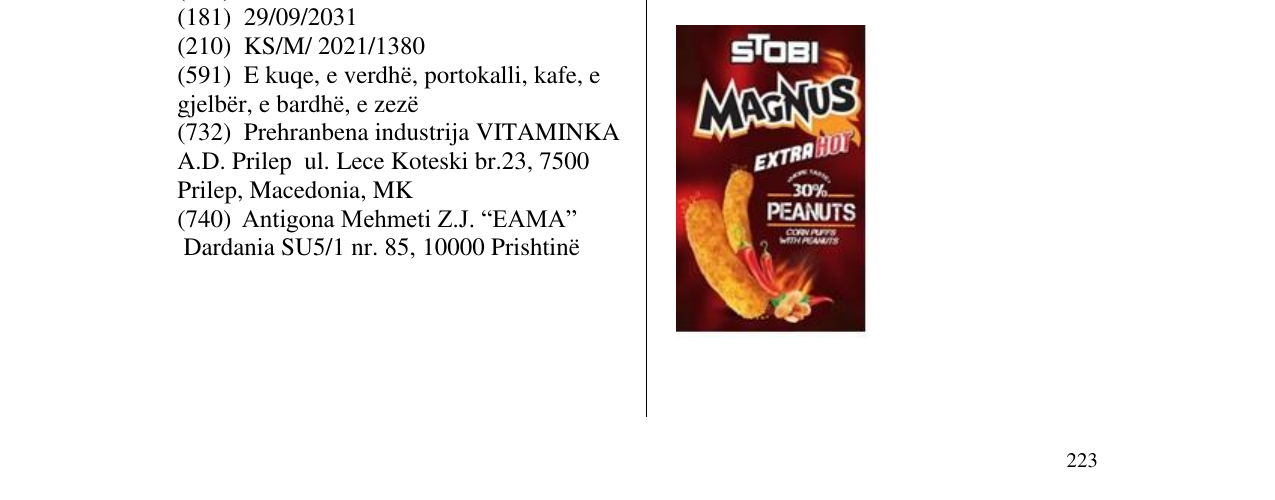 Zëri i markës Markë figurative në buletin