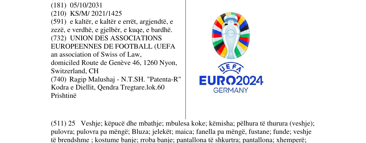 Zëri i markës Markë figurative në buletin