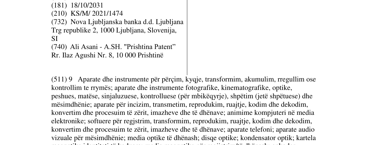 Zëri i markës Për gjithçka që vijon. në buletin
