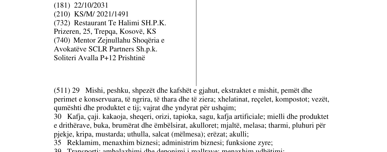 Zëri i markës Te Halimi në buletin