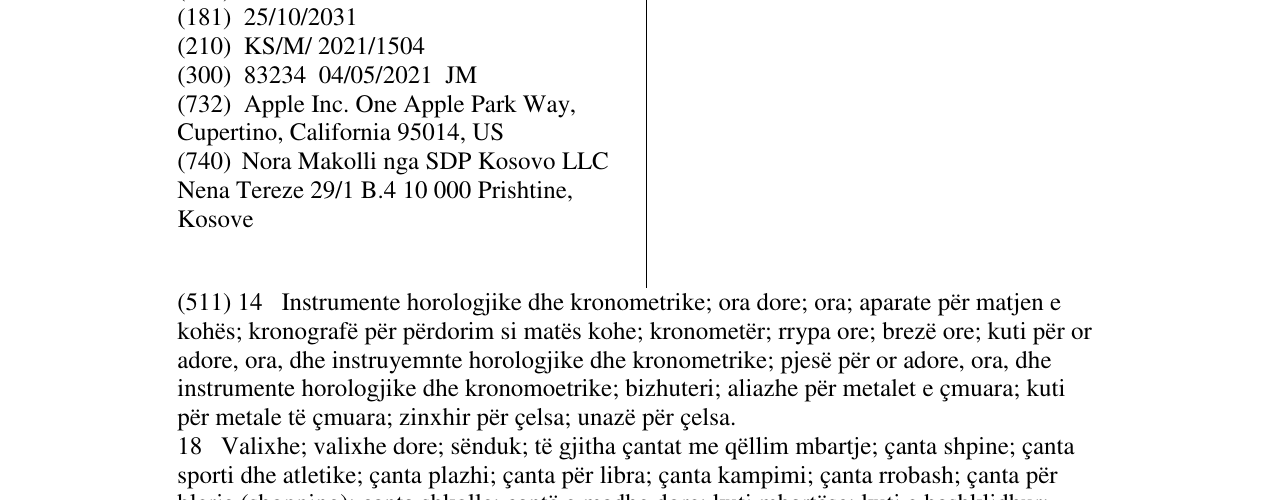 Zëri i markës APPLE AIRTAG në buletin
