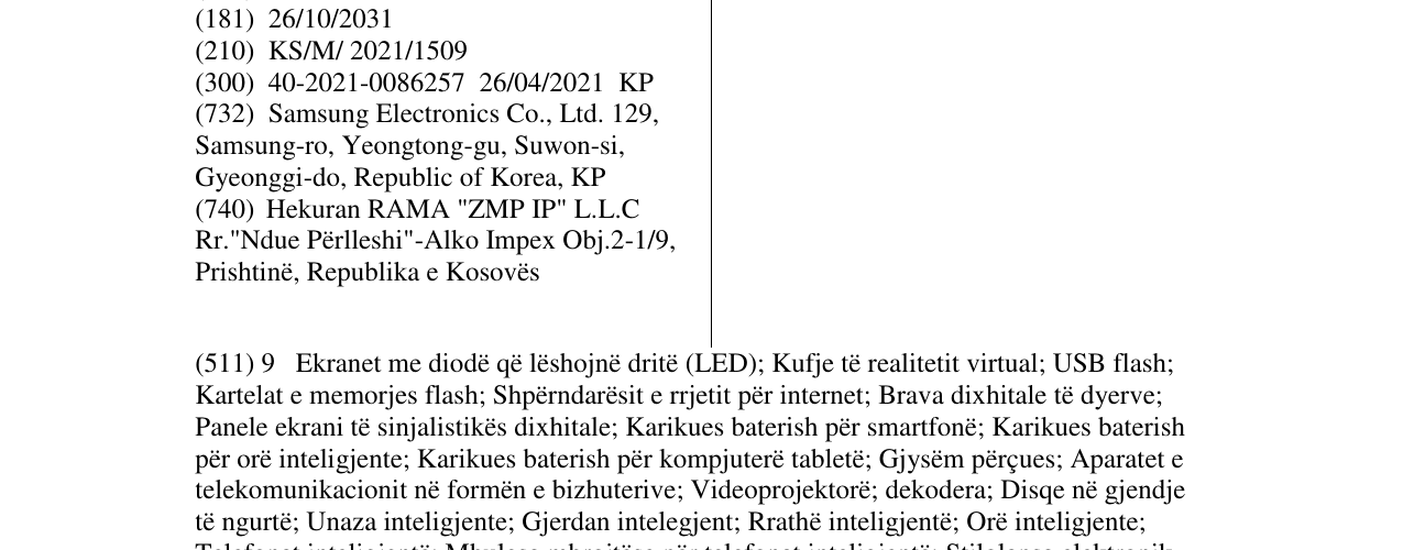 Zëri i markës Z Fold në buletin