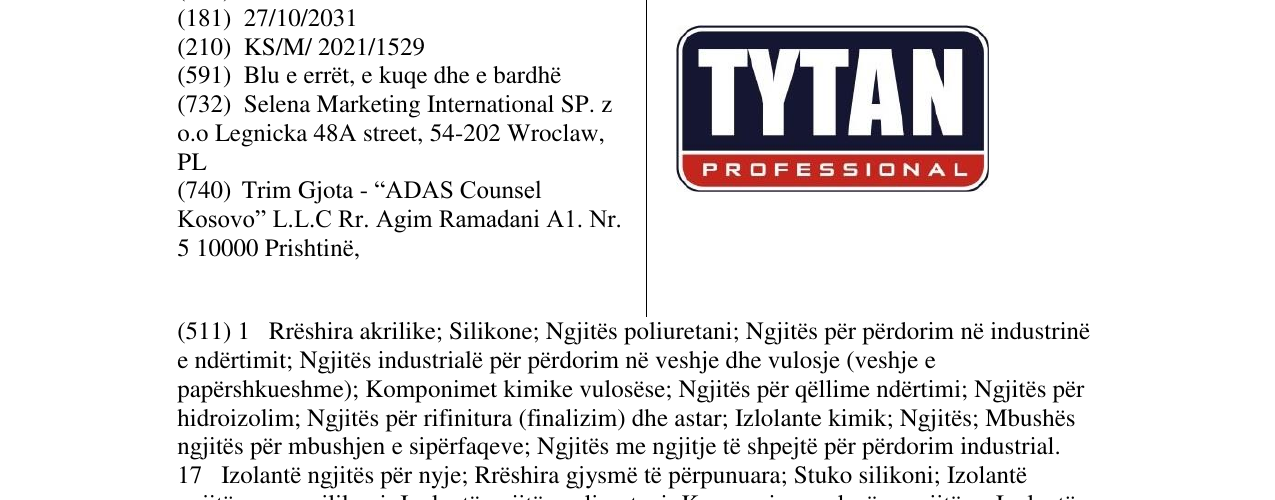 Zëri i markës Markë figurative në buletin