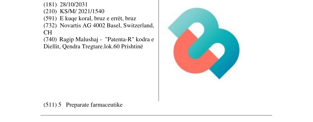 Zëri i markës Markë figurative në buletin