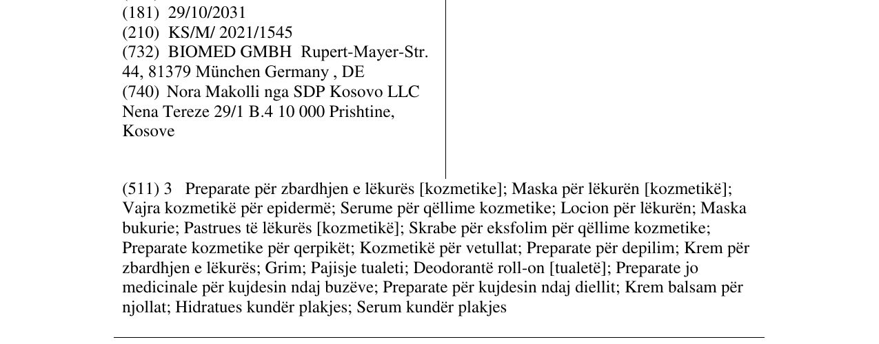 Zëri i markës BioMD në buletin