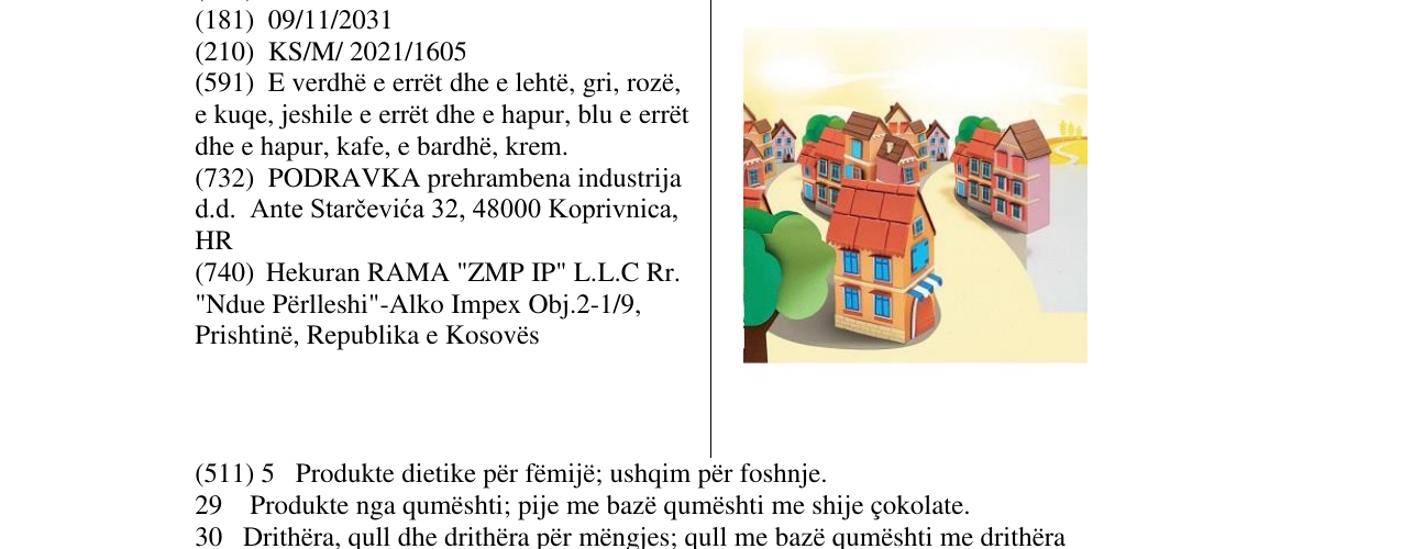 Zëri i markës Markë figurative në buletin